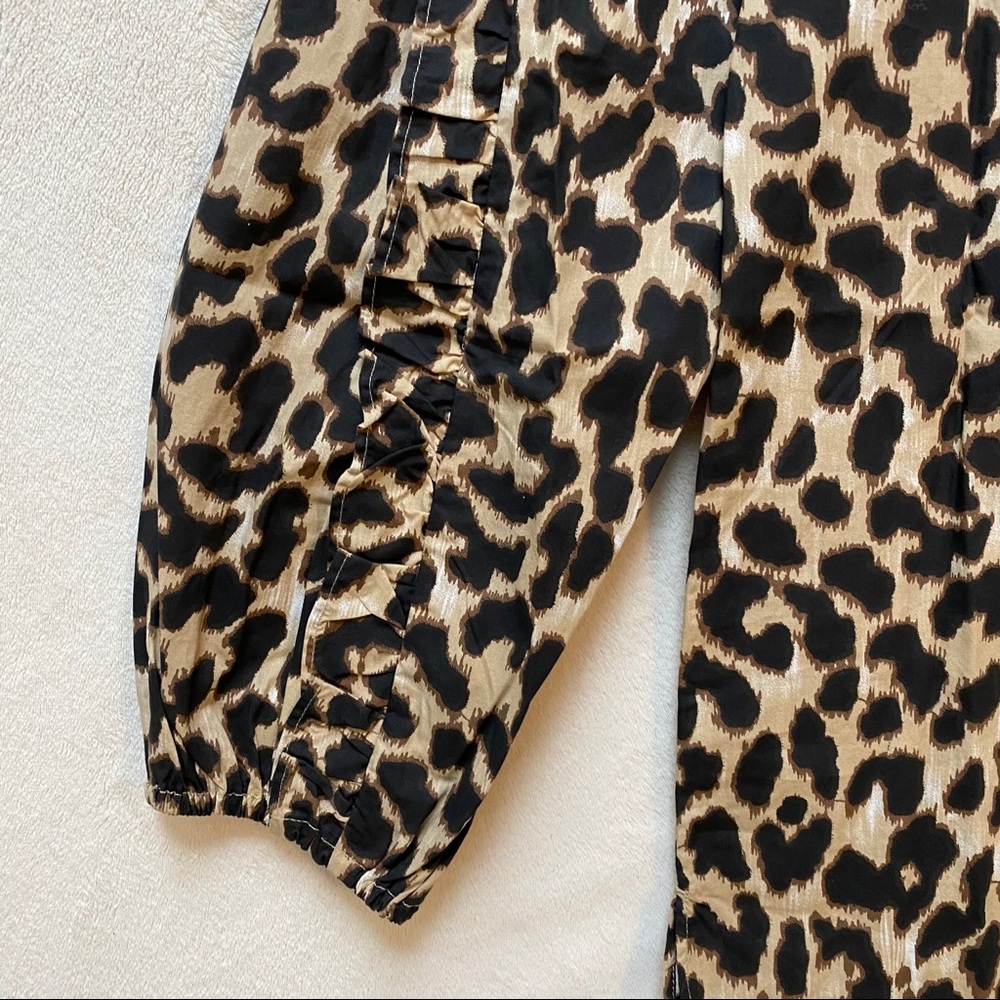 {J. Crew} Ruffle-Sleeve Top - Picture 9 of 10